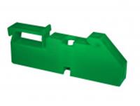 Изолятор на DIN рейку зеленый GreenEl GE60021-10, КИТАЙ, код 05503010030, штрихкод , артикул GE60021-10