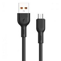 Кабель USB - micro USB SKYDOLPHIN S03V 100см 3A (black) 206449