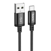 Кабель USB - micro USB Hoco X89 Wind 100см 2,4A (black) 220687