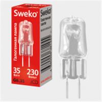 Галогенная лампа Sweko SHL-JCD-35-230-GY6.35-CL, КИТАЙ, код 05106040000, штрихкод 468000638145, артикул 38145