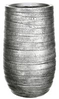 Кашпо (вазон) Idealist Роу серебро (D36.5 H61 см)