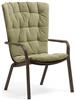 Стул (кресло) Nardi Folio с подушкой, табак/зеленый