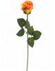 Цветок искусственный Natur Роза цвет желто-оранжевый 993-0039, КИТАЙ, код 4140100071, штрихкод 693199423282, артикул 993-0039