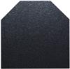 Притопочный лист для пола Aston Призматик 1200 х 1200 х 2 мм, цвет черный