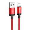 Кабель USB - Apple lightning Hoco X89 Wind 100см 2,4A (red) 220686
