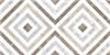 Кафельная плитка 25х50 Global Tile SILUET белый орнамент (кор. - 11 шт.), РОССИЯ, код 03111010111, штрихкод 481083905558, артикул GT123VG