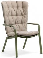 Стул (кресло) Nardi Folio с подушкой, агава/бежевый