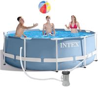 Каркасный бассейн INTEX Prism Frame 26706, 305х99 см (фильтр+лестница)