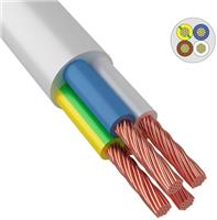 Силовой кабель ПВС ККЗ 4 х 0,75 кв.мм, цвет белый, бухта 200 м