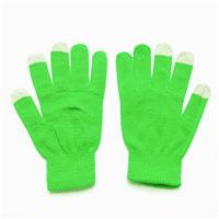 Перчатки для сенсорных экранов - (green) 124445