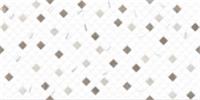 Кафельная плитка 25х50 Global Tile SILUET белый мозаика (кор. - 11 шт.), РОССИЯ, код 03111010112, штрихкод 481083905565, артикул GT125VG
