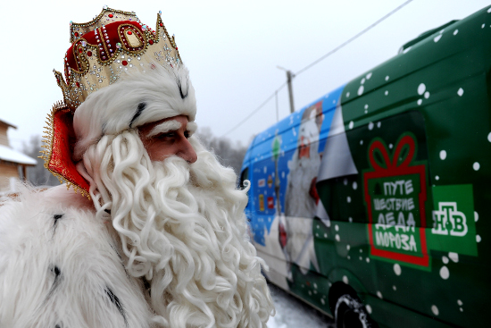 Путешествие Деда Мороза с НТВ
