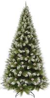 Новогодняя елка Triumph Tree Женева 185 см с шишками заснеженная
