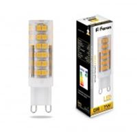 Лампа G9 7W Led Feron 2700K LB-433 16x60мм, Китай, код 05203080035, штрихкод 462711052475, артикул 25766