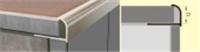 Профиль для кафеля РП-АКП-09 2,7 м анодированный серебро матовый, РОССИЯ, код 0330300009, штрихкод 468042701182, артикул