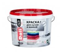 Краска DALI для кухни и ванной- 9 л. База А, РОССИЯ, код 0410222013, штрихкод 460050520113, артикул 20113