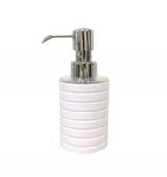 SWP-0680WH-A Дозатор ж/мыла Trento белый, пластик, КИТАЙ, код 0862400354, штрихкод 462709139561, артикул SWP-0680WH-A