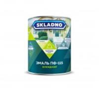 Эмаль ПФ-115 SKLADNO красная 5,5кг/2/, РОССИЯ, код 04101080052, штрихкод 469056693521