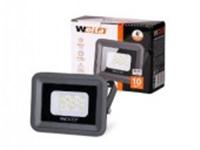 Прожектор 10W Led WFL-10W/06, 5500K, SMD, IP65, серый, слим , КИТАЙ, код 05230010089, штрихкод 426037548507, артикул WFL-10W/06