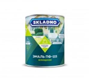Эмаль ПФ-115 SKLADNO красная 2,6кг/6/, РОССИЯ, код 04101080051, штрихкод 469056693519