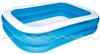 Надувной детский бассейн Bestway прямоугольный 201x150x51см, Blue Rectangular Family, арт. 54005