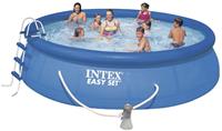Надувной бассейн Intex круглый Easy Set 457х107 см (комплект), артикул 28166/54908/26166
