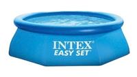 Надувной бассейн Intex круглый Easy Set 244х76 см, артикул 28110 (восьмиугольное дно)