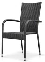 Стул (кресло) Афина искуственный ротанг, AFM-407G grey