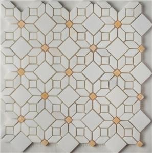 Мозаика мраморная однотонная ORRO mosaic Stone Camomile