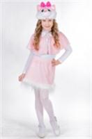 Карнавальный костюм Кошечка розовая мех арт.89025, РОССИЯ, код 6440400077, штрихкод 460709546052, артикул 89025