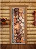 Дверь для сауны DoorWood (Дорвуд) 70x170 Престиж Фотопечать A044 левая