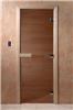 Дверь для сауны DoorWood (Дорвуд) 70x170 Основная серия Бронза