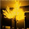 Светодиодное дерево Neon-Night Сакура H=1,5м, диаметр 1,8м, желтые светодиоды