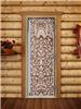 Дверь для сауны DoorWood (Дорвуд) 80x200 Престиж (с рисунком) Флоренция левая (бронза)