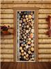 Дверь для сауны DoorWood (Дорвуд) 80x200 Престиж Фотопечать A045 левая