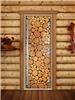 Дверь для сауны DoorWood (Дорвуд) 80x200 Престиж Фотопечать A048 правая
