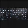 Гирлянда-бахрома светодиодная Rich Led 3*0.5 м, Белый резиновый провод белый