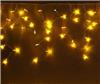 Гирлянда-бахрома светодиодная Rich Led 3*0,9 м, мерцание, IP65, желтый, провод белый