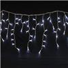 Гирлянда-бахрома светодиодная Rich Led 3*0,5 м, мерцание, IP65, белый, провод белый