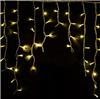 Гирлянда-бахрома светодиодная Rich Led 3*0,5 м, мерцание, желтый, провод прозрачный
