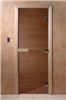 Дверь для сауны DoorWood (Дорвуд) 70x190 Основная серия Бронза