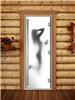 Дверь для сауны DoorWood (Дорвуд) 70x170 Престиж Фотопечать A070 правая