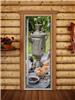 Дверь для сауны DoorWood (Дорвуд) 70x170 Престиж Фотопечать A077 правая