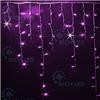 Гирлянда-бахрома светодиодная Rich Led 3*0.9 м, МЕРЦАНИЕ (флэш-вспышки) розовый