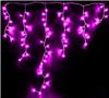 Гирлянда-бахрома светодиодная Rich Led 3*0,5 м, мерцание, фиолет., провод прозрачный