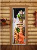 Дверь для сауны DoorWood (Дорвуд) 70x190 Престиж Фотопечать A075 левая