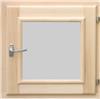 Форточка для сауны DoorWood (Дорвуд) 30х40 стеклопакет, хвоя