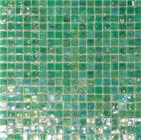 Мозаика стеклянная однотонная JNJ Ice Jade 15x15, 295х295 мм IA 72, на сетке, лист 0.087 кв.м