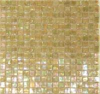 Мозаика стеклянная однотонная JNJ Ice Jade 15x15, 295х295 мм IB 40, на сетке, лист 0.087 кв.м