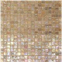 Мозаика стеклянная однотонная JNJ Ice Jade 15x15, 295х295 мм IC 37, на сетке, лист 0.087 кв.м